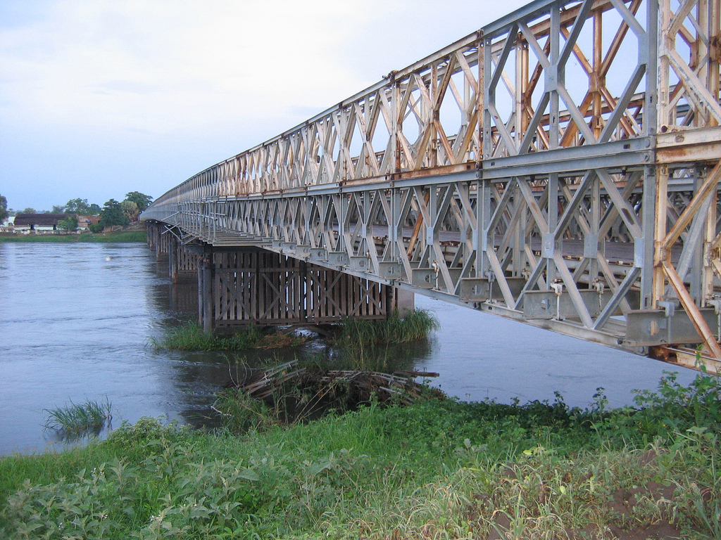 The bridge over the White Nile at Juba, South Sudan